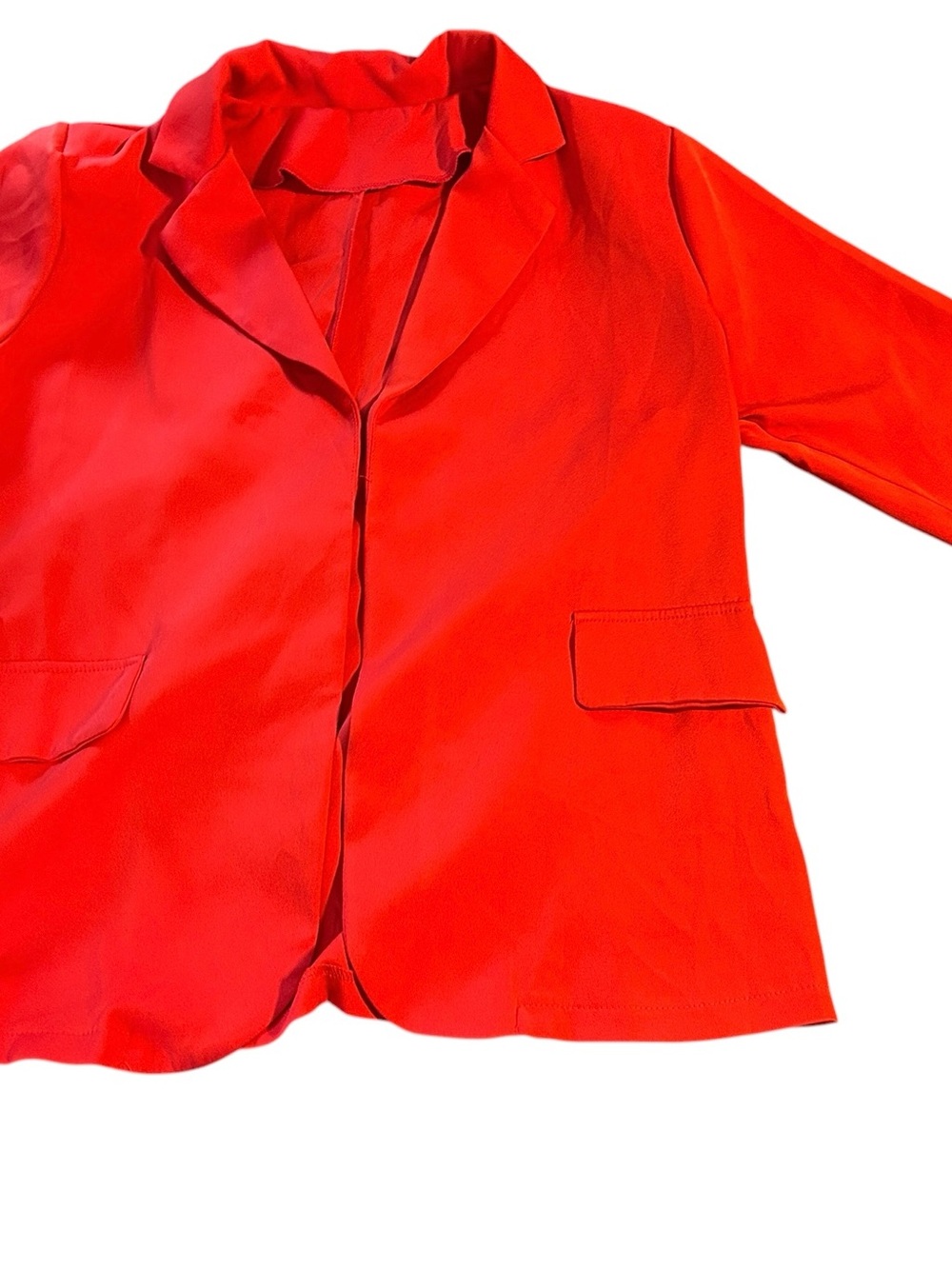 Red Women's Tailored Blazer Jacket XXL